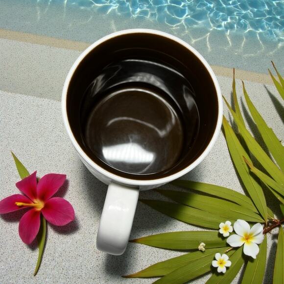 Starbucks Hawaii Icon Series Coffee Mug 16oz Palm Boat Island EUC - Picture 5 of 6